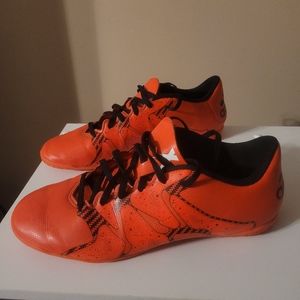 Adidas X 15.4 IN Orange Soccer Shoes Size 7.5